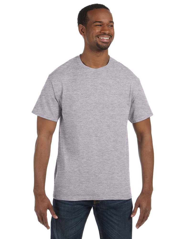 Gildan Heavy Cotton 5.3 oz. T-Shirt (G500) Pack of 12- Sport Grey,M
