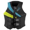 O'Neill Women's Siren USCG Life Vest, Black/Dayglo/Turquoise, 10 view 1