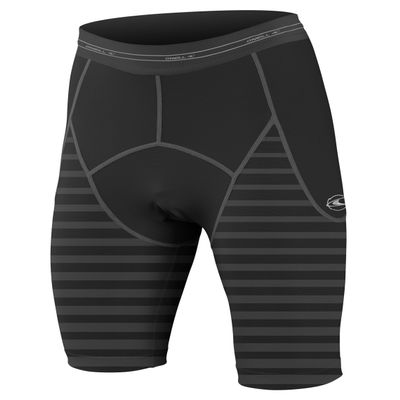 O'Neill Wetsuits UV Sun Protection Mens O'Zone Comp Shorts, Black/Black/Graphite, Small