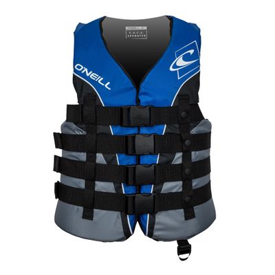 O'Neill Men's Superlite USCG Life Vest,Pacific/Smoke/Black:White,3XL