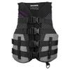 ONeill Womens SuperLite USCG Approved Life Vest  Lightweight Womens Life Jacket for Boating, Wakeboarding, Waterskiing & Your Favorite Water Activities, Black/Smoke/Black/UV, X-Large view 1