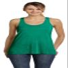 Bella Canvas Flowy Racerback Tank (B8800) Kelly Green, S view 1
