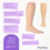 MeMoi Essential Sheer Nylon Tights for Girls, Ultra Soft and Lightweight Opaque Girls Tights - Sizes A-12, Bone, 10-12 view 3