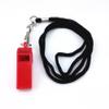 yueton Plastic Coach Whistles with Lanyard, Pack of 6 (Red) view 3