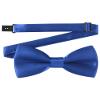 AWAYTR Boys Child Kids Bow ties - Adjustable Pre Tied Solid Color Wedding Party Bowties (Royal blue) view 1