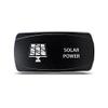 CH4x4 Rocker Switch Solar Power Symbol 2 - Horizontal - Amber LED view 1