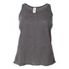Bella 8800 Ladies 3.7 oz. Flowy Racerback Tank (Large, Dark Grey Heather) view 1