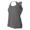 Bella 8800 Ladies 3.7 oz. Flowy Racerback Tank (Medium, Dark Grey Heather) view 3