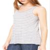 Bella 8800 Ladies 3.7 oz. Flowy Racerback Tank (Small, Red) view 2