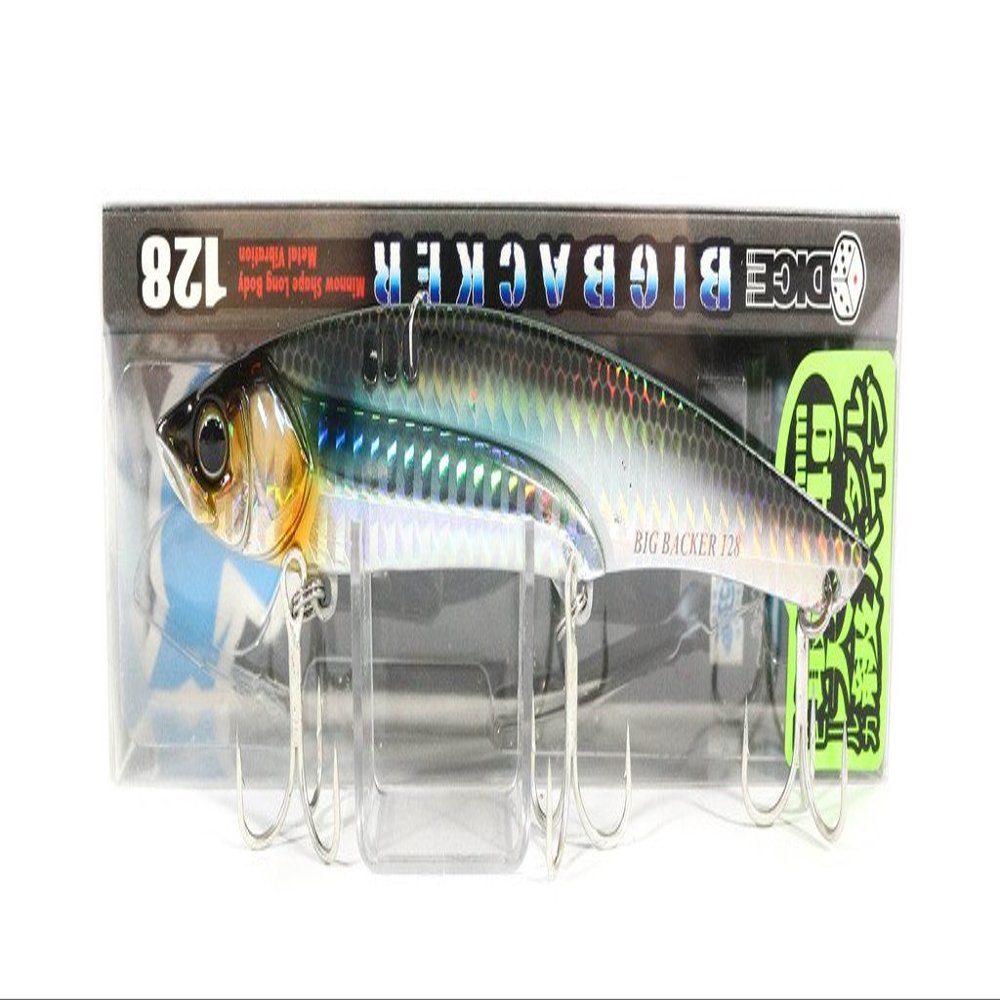 JACKALL Metal Vibration Big Backer, 5.0 inches (128 mm), 1.6 oz (44 g), Inakko/Border Holo