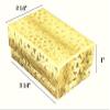 888 Display - Pack of 10 Boxes of 3 1/4" x 2 1/4" x 1" GoldFoil Cotton Filled Jewelry Boxes view 2