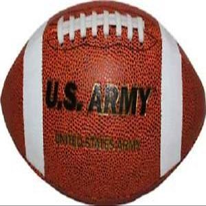 United States Army Star Strong Football with Hand Pump with Needle (Licensed)