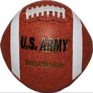 United States Army Star Strong Football with Hand Pump with Needle (Licensed)