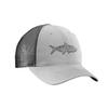 Flying Fisherman Tarpon Trucker Hat, Gray/Charcoal view 1