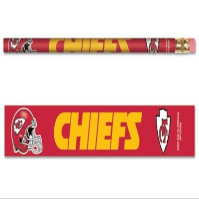 NFL Kansas City Chiefs Pencil (6 Pack)