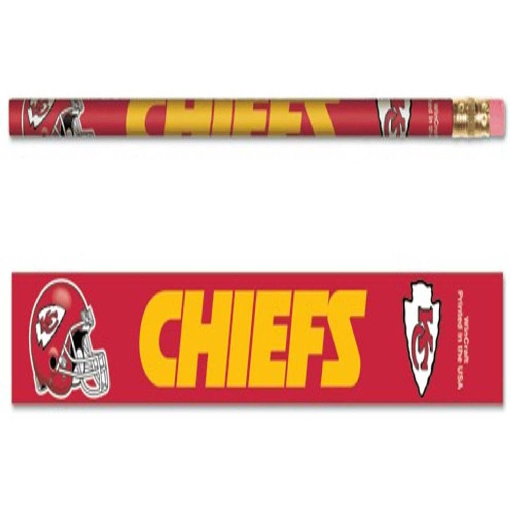 NFL Kansas City Chiefs Pencil (6 Pack)