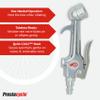 Prestacycle Prestaflator Mini, Bike Tire Inflator Head, Bicycle Air Pump Valve Presta Push-to-Inflate Tool for Air Compressor Lines, Presta Tire Inflator Head with Easy One-Hand Operation view 3