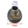 Boat Motor Reverse Rev Bevel Gear 362-64030-0 M 43 803741 replace Tohatsu Nissan Mercury Mercruiser Outboard 9.9HP 15HP 18HP 24T 2/4 stroke Marine Engine view 2