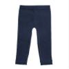 Silky Toes Baby Leggings, Toddler Seamless Soft Cotton Knit Pants for Girls and Boys (6-12 Months, Navy) view 1