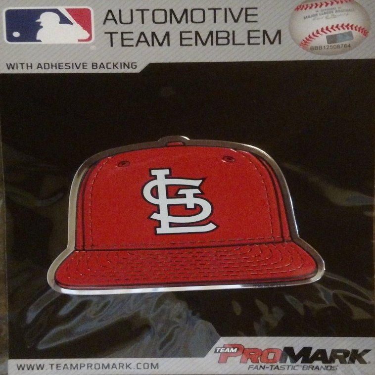 MLB - St. Louis Cardinals Heavy Duty Aluminium Helmet Emblem