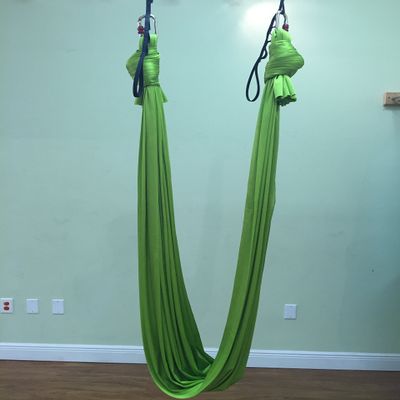 Basic Aerial Yoga Hammock (Yoga Swing/sling, Aerial Yoga, Antigravity) (Lemon Lime)