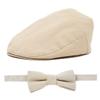Baby Caps and Bow tie Sets (XL 56 cm (6-8), tan Driver) view 1