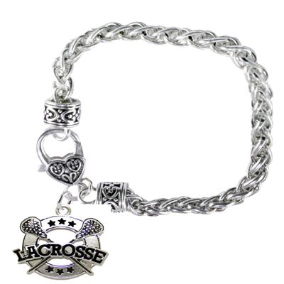 Cardinali Jewelry Lacrosse Bracelet, Safe-Nickel, Lead & Cadmium Free!
