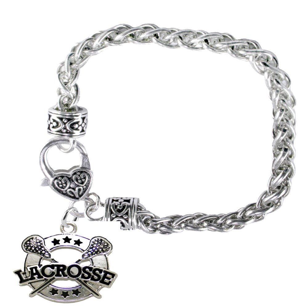 Cardinali Jewelry Lacrosse Bracelet, Safe-Nickel, Lead & Cadmium Free!