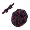 Christmas Special Occasion Baby & Kids Driver Cap Set XS 48 cm 12 to 24m, Navy Newsboy Set view 1