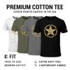 Army Star T-Shirt - Ring-Spun Cotton Short Sleeve Tee for Men view 4
