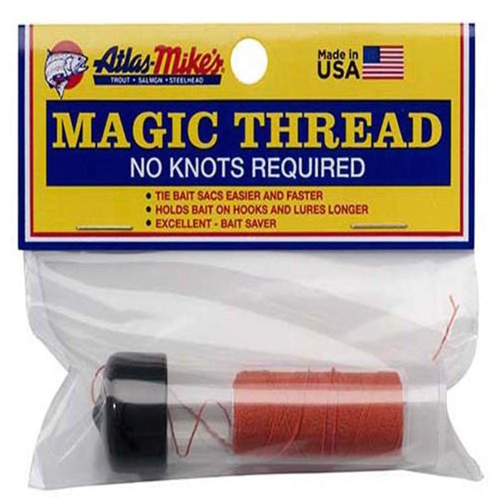 Atlas Mike's 66033 Magic Thread with Dispenser, Orange, 1 Spool/Dispenser