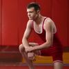 Matman 83 Adult Nylon Wrestling Singlet, Red/White, 3X-Large view 4
