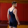 Matman 83 Adult Nylon Wrestling Singlet, Navy/White, Medium view 3