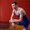 Matman 83 Adult Nylon Wrestling Singlet, Royal/White, 2X-Large view 4