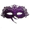 Masquerade Half Mask Glittered (Purple) view 1