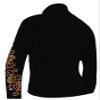 Ice Fire Polartec Figure Skating Jacket with Crystals Swirls Design (Neon Mix, Adult Large) view 2
