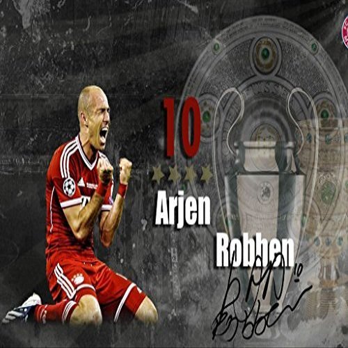 Arjen Robben Football Soccer Stars Spun Silk Fabric Cloth Wall Poster Print (20x13inch 50x33cm)