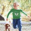 Tstars Long Sleeve Martial Arts Gift for Kids - Ninja in Training Shirt for Toddler Boys and Girls Large Green view 2