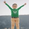 Tstars Long Sleeve Martial Arts Gift for Kids - Ninja in Training Shirt for Toddler Boys and Girls Large Green view 4