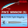 Yo-Zuri F1165-GHIW Pins Minnow Sinking Lure, Sardine, 70mm 2-3/4" view 3