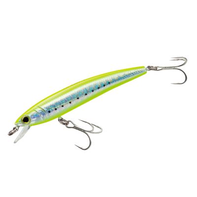 Yo-Zuri F1165-GHCS Pins Minnow Sinking Lure, Chartreuse, 70mm 2-3/4"