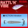 Yo-Zuri R1160-CSBL Rattl'N Vibe Sinking Lure, Black Silver, 5/8 oz. view 3