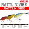 Yo-Zuri RattlN Vibe Sinking 65mm 2.5in Green Silver view 2