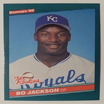 1986 Donruss BO JACKSON #38 ROOKIE CARD