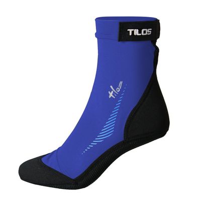 Tilos Sport Skin Socks for Adults and Kids, Protect Against Hot Sand & Sunburn for Water Sports & Beach Activities (2XS, Blue)