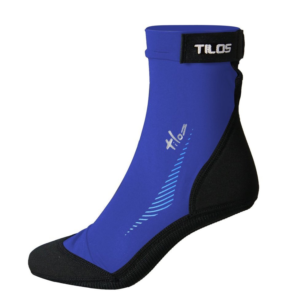 Tilos Sport Skin Socks for Adults and Kids, Protect Against Hot Sand & Sunburn for Water Sports & Beach Activities (2XS, Blue)