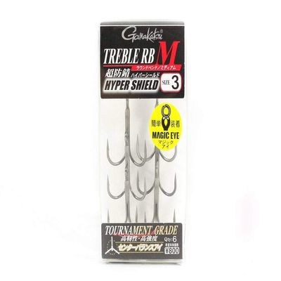 Gamakatsu RB-M #3 Treble Hook, Rose, Treble