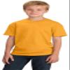 Port & Company Boys 5.4-oz 100% Cotton T-Shirt, Large, Gold view 1