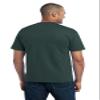 PORT AND COMPANY 50/50 Cotton/Poly Tshirt with Pocket (PC55P) Dark Green, XL view 4