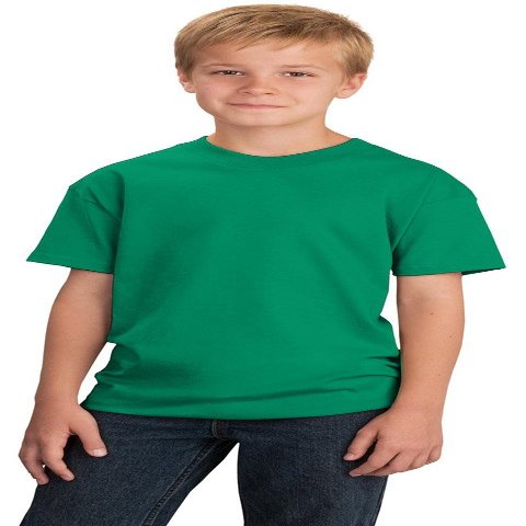 Port & Company Boys 5.4-oz 100% Cotton T-Shirt, XL, Kelly
